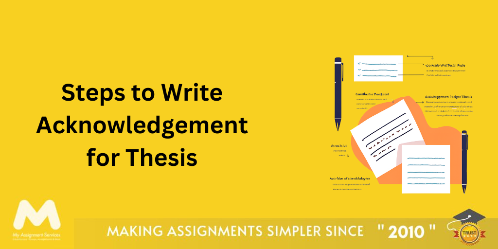 Steps to Write Acknowledgement for Thesis